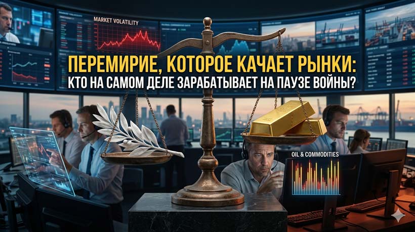 Перемирие, которое качает рынки: кто на самом деле зарабатывает на паузе войны?
